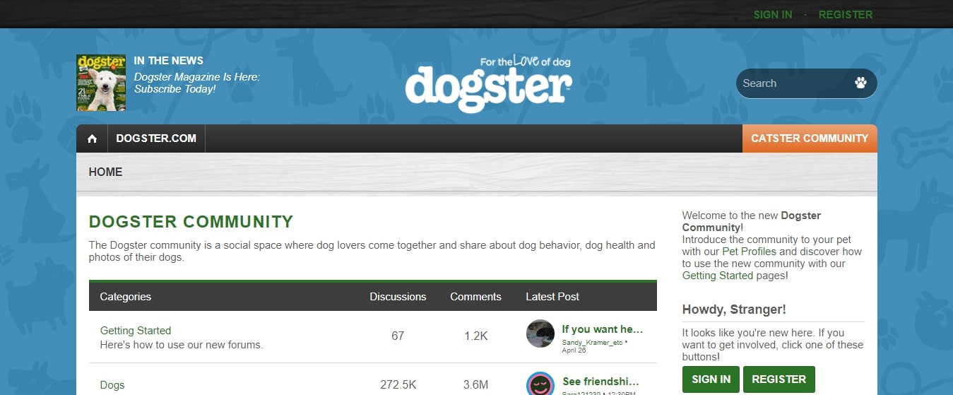 dogster niche social media platform