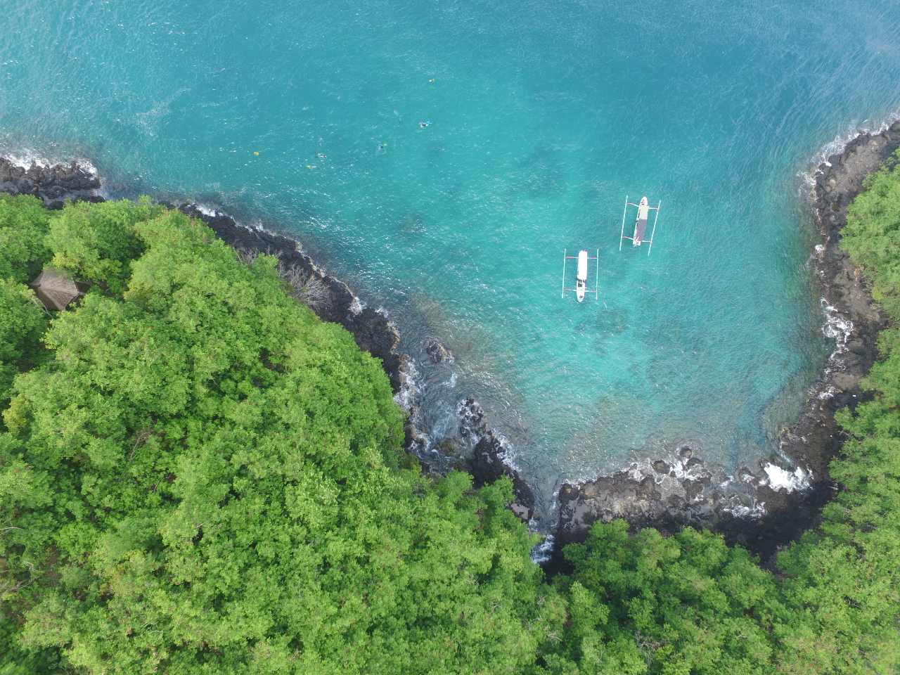Padangbai aerial