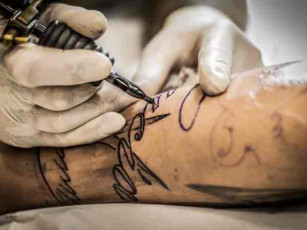 Tattoo Artist at work