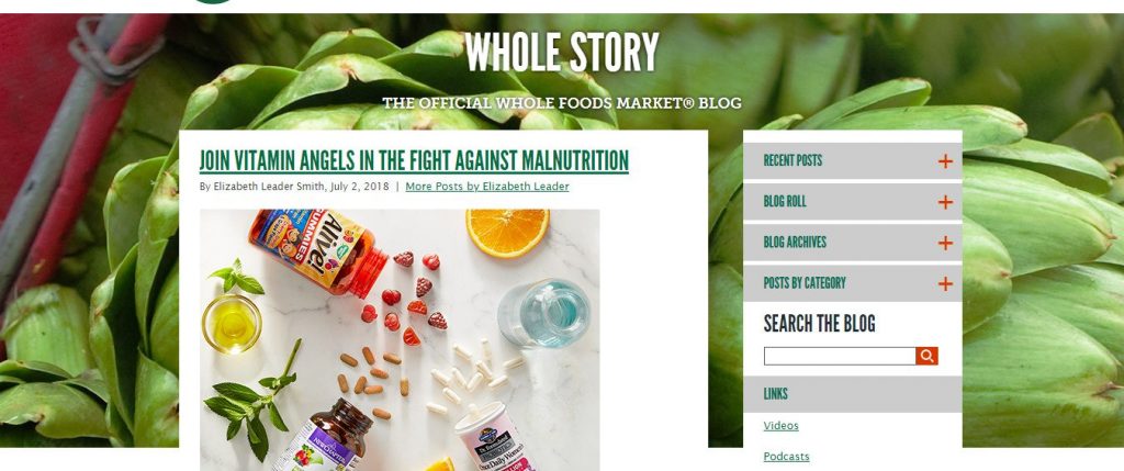 Wholw foods blog